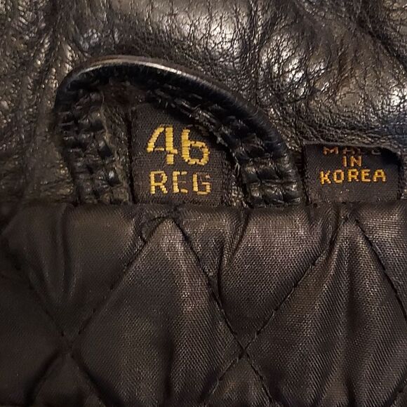 Harley Davidson Vintage Black Leather Motorcycle Jacket - Picture 12 of 14